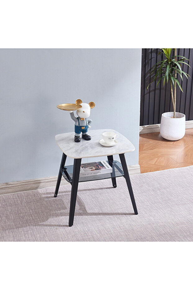 طاولة لوسينا النهائية المصنوعة من الحجر المسحوق - 2