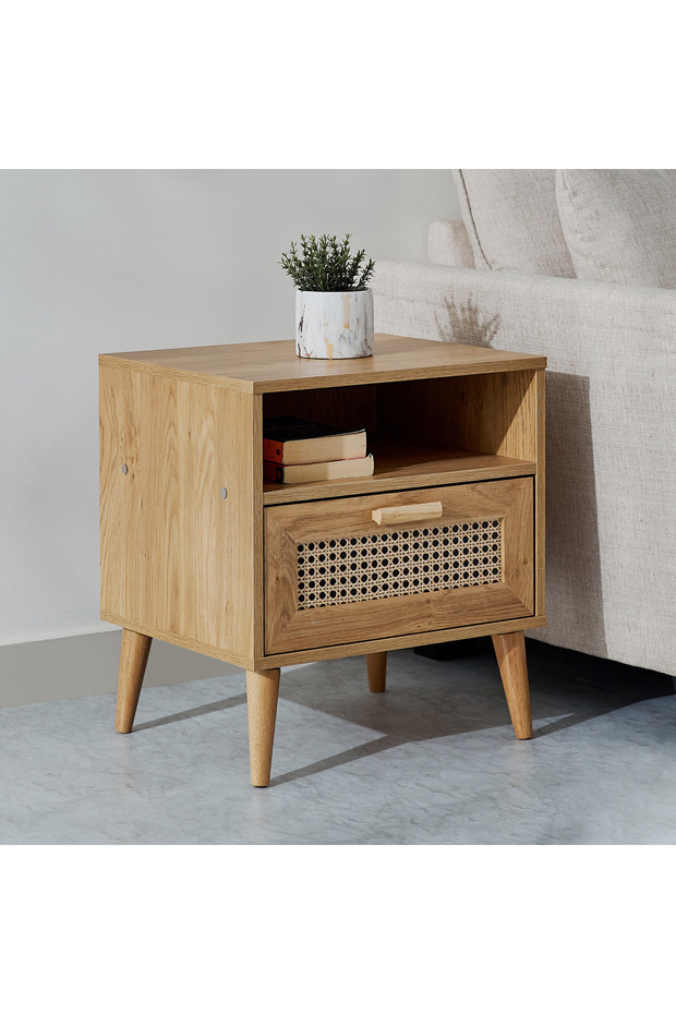 طاولة جانبية من الخيزران النوردي - 2