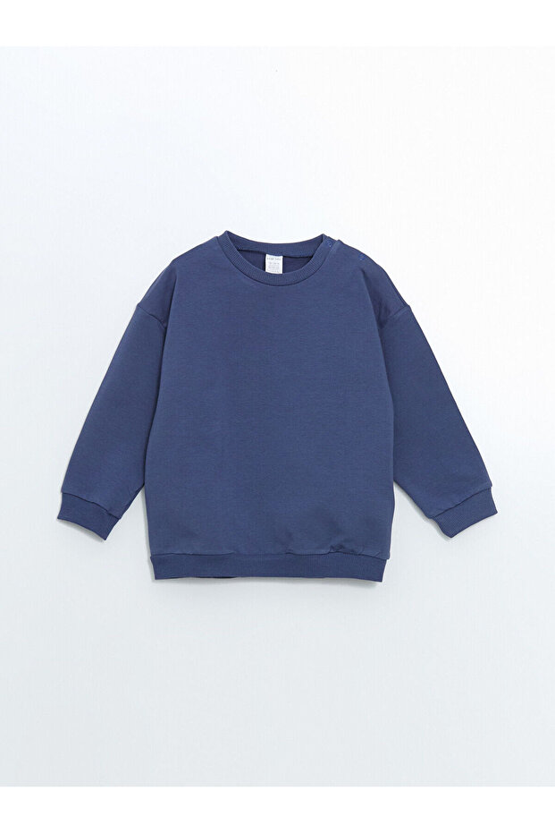 Crew Neck Basic Baby Boy Sweatshirt
