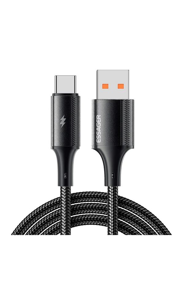 2 Metre 6a 120w Mega Hızlı Usb To Type C Şarj Data Kablosu, Akım,ısı Korumalı, Güçlü Kablo - 1