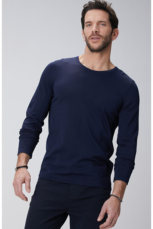 N-Tech Lacivert Kazak - 1