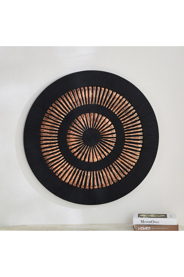 لوحة حائط دائرية من رينا MDF - 90 سم - 2