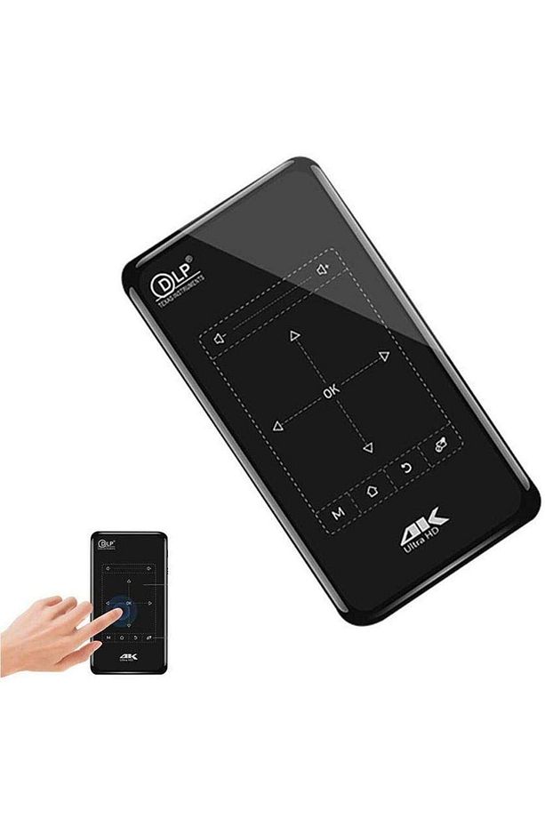s90 Mini Taşınabilir Projektör Android 9 100ANSI Lümen DLP Wifi 3D 1080P Dahili Pil Stereo Hoparlör - 3