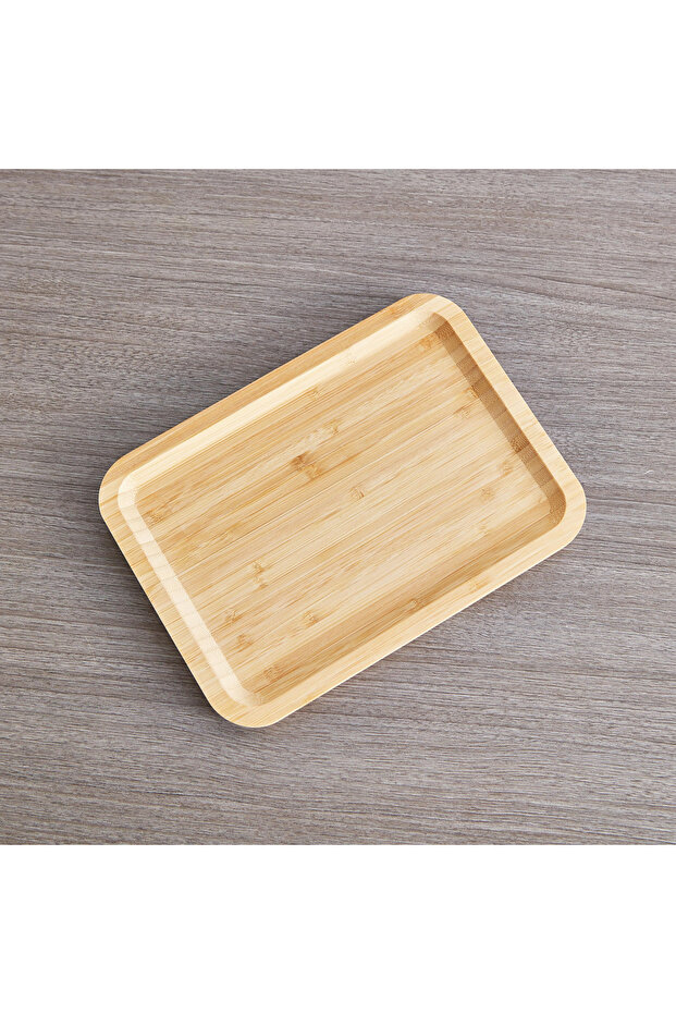 صينية مستطيلة من الخيزران - صغيرة - 3