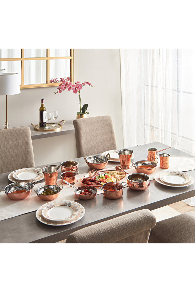 كادهاي نحاسي لامع - 17 سم - 5