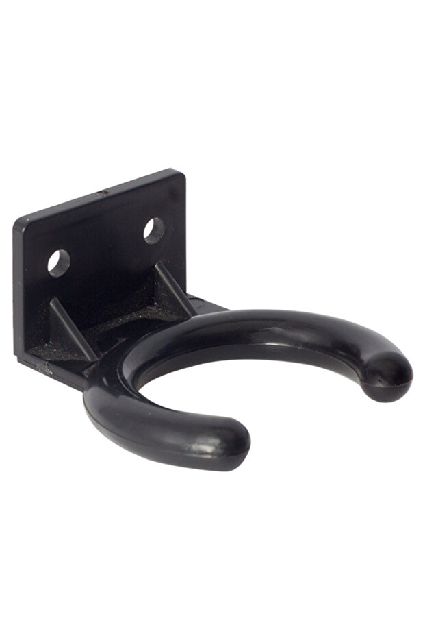 Mv-Ii Wall-Mounted Wireless Black Microphone Hanger Holder
