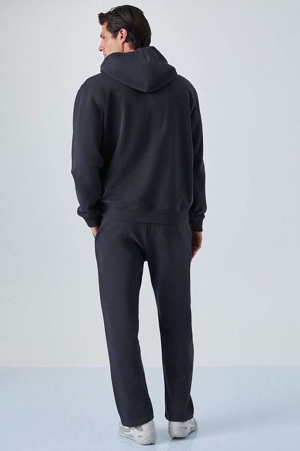 NARCISO Erkek Yumuşacık İçi Polarlı Antrasit Sweatshirt - 6