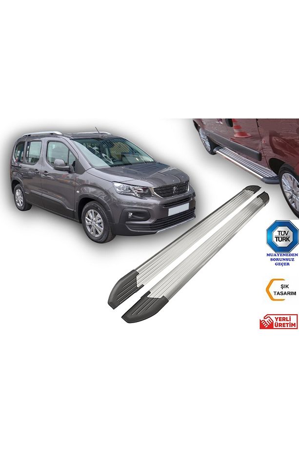 Peugeot Rifter Kısa Şase Yan Basamak 2019 2020 2021 2022 2023 2024 2025 - 1
