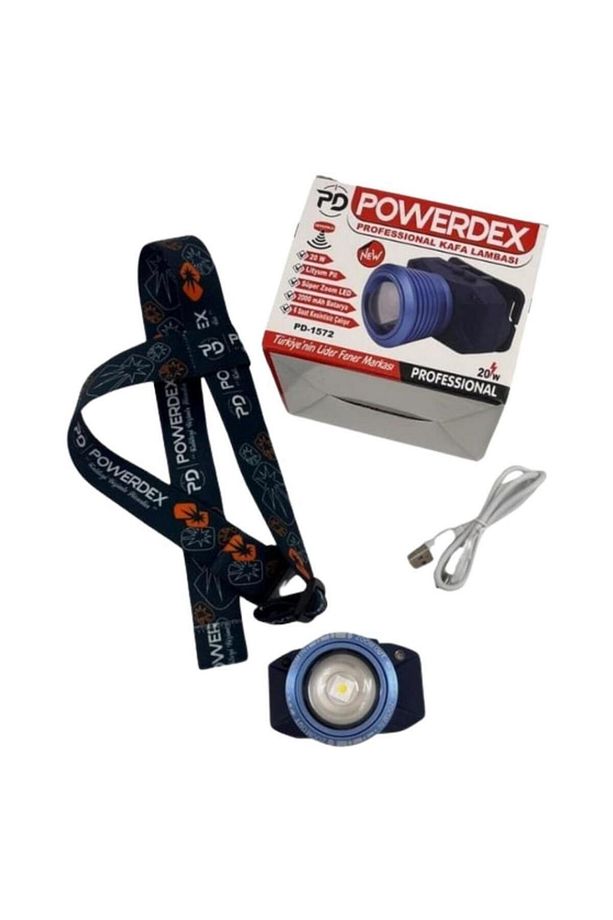 Pd-1572 Yüksek Kaliteli Süper Zoom Led Kafa Feneri 20w - 2