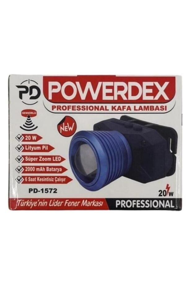 Pd-1572 Yüksek Kaliteli Süper Zoom Led Kafa Feneri 20w - 3