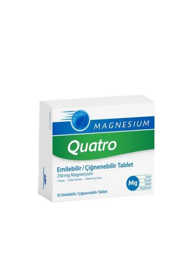 Magnesium Quatro 32 Çiğnenebilir Tablet - 1