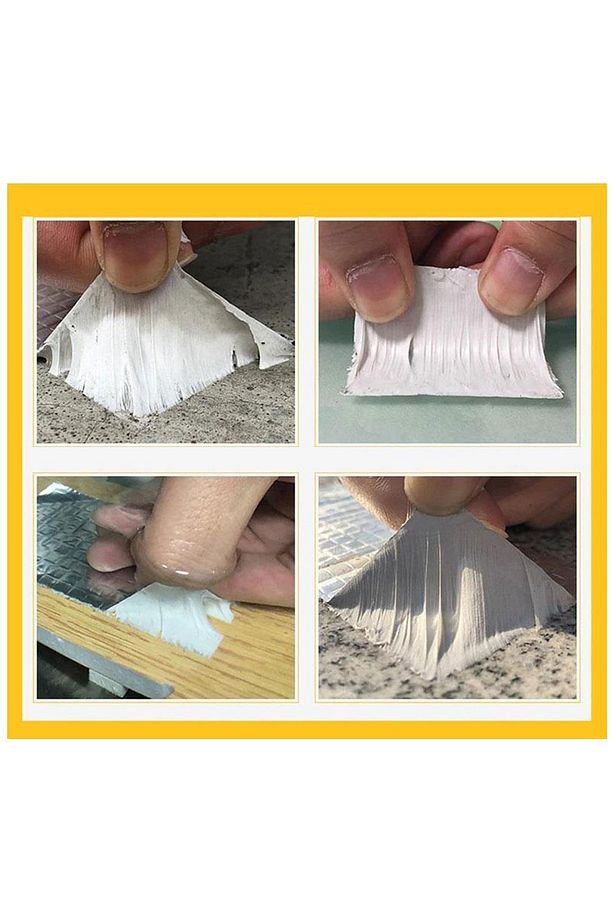 Çatı İzolasyon (72 mm X 2 MT) Su Sızdırmazlık Geçirmez Yalıtım Çamur Boru Sakız Tamir Bant Bandı - 7