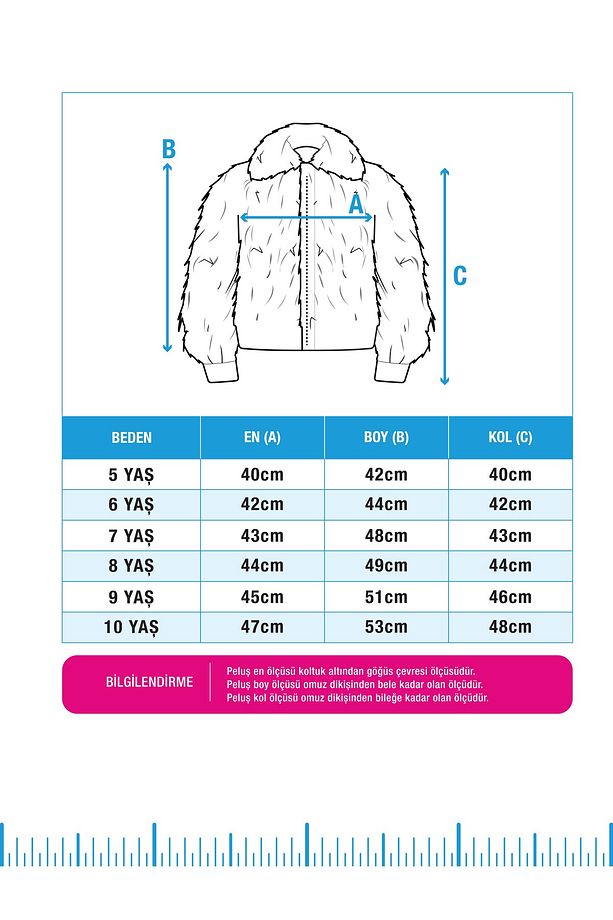 Kız Çocuk Welsoft Tek Üst Peluş Sweatshirt Hırka Ceket - 3