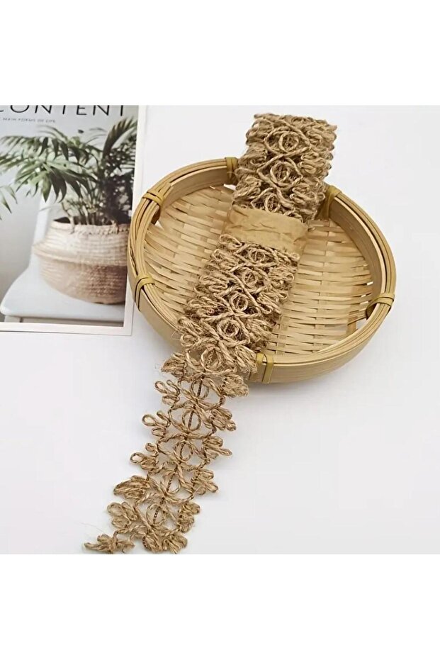 Wicker Ribbon Jute Ribbon Crafts Home Decorations and Gift Wrap Ornament