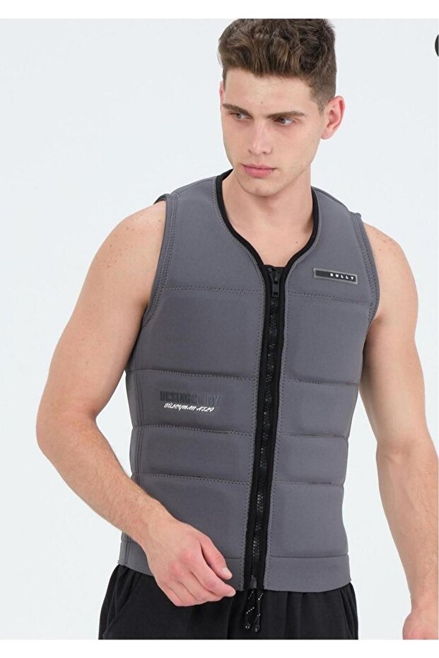 Neopren Vest Can Yeleği Gri - 1