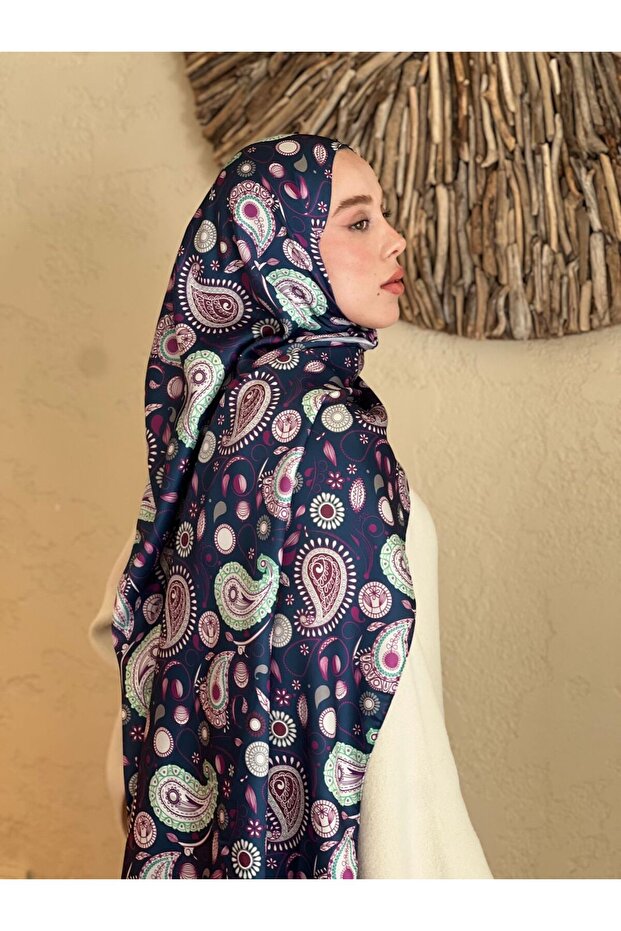 نمط سيرينيت شال حريري - 3