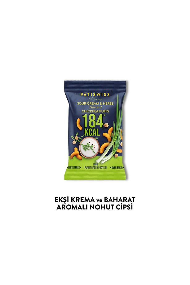 Ekşi Krema Ve Baharat Aromalı Nohut Cips Seti 50g X 6 Adet - 8