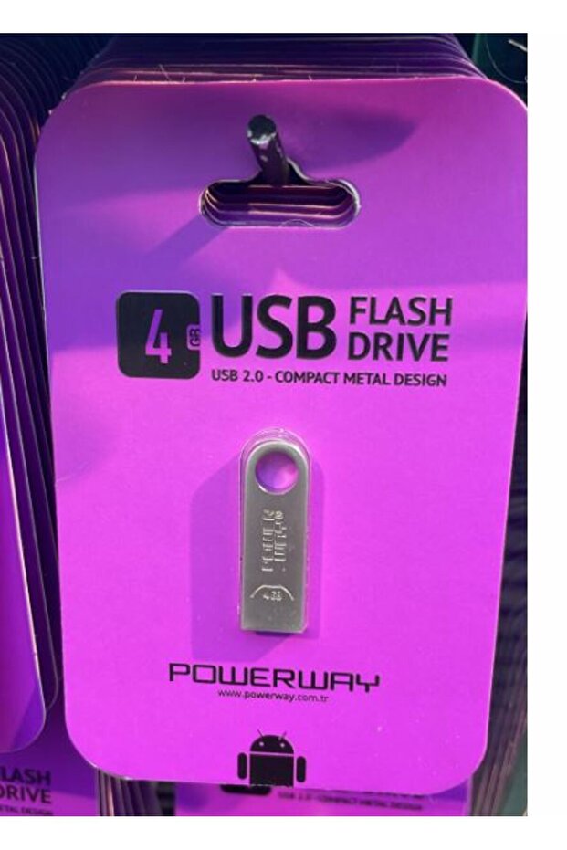 Powerway 4 Gb Metal USB Flash Memory