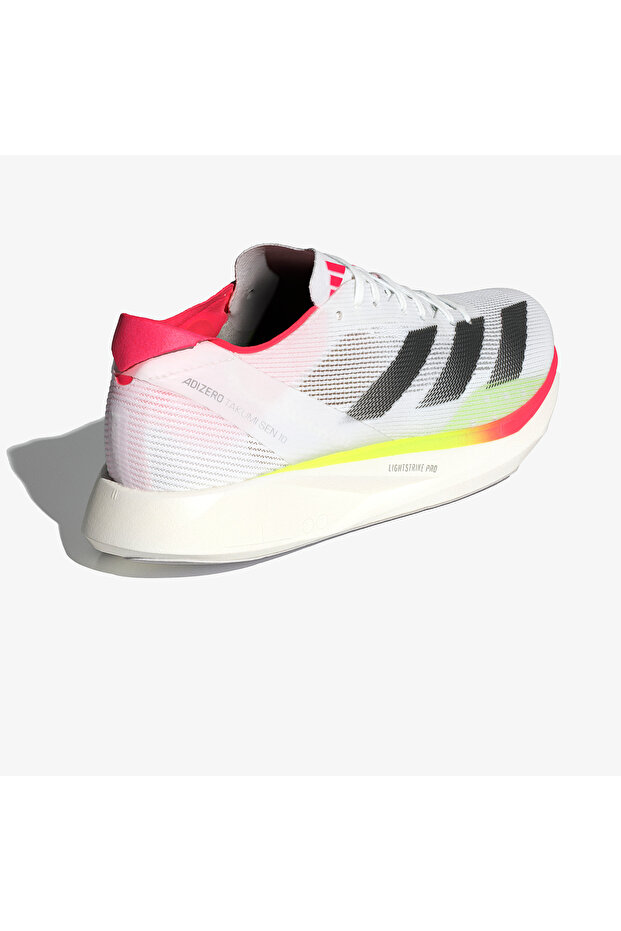 Adizero Takumi Sen 10 Kadın Beyaz Koşu Ayakkabısı - 3