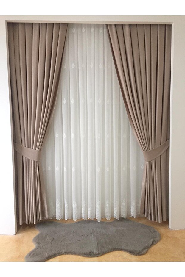 Soft Bej Perde - 1