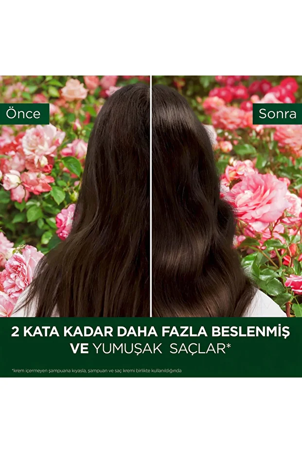 Kadifemsi Yumuşaklık Gül Kokulu Saç Bakım Maskesi 300ml - 6