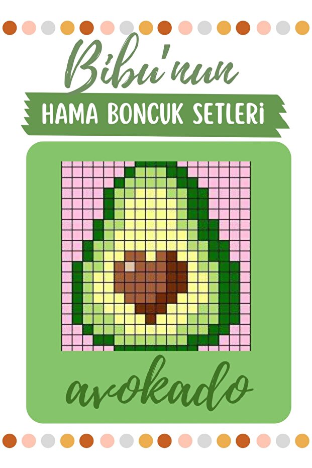 Hama Bead Set -Avocado - 1