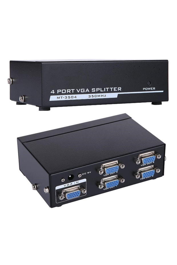 Pm-6228 4 Port 250 Mhz Monitor Multiplexer Vga Splitter Distributor