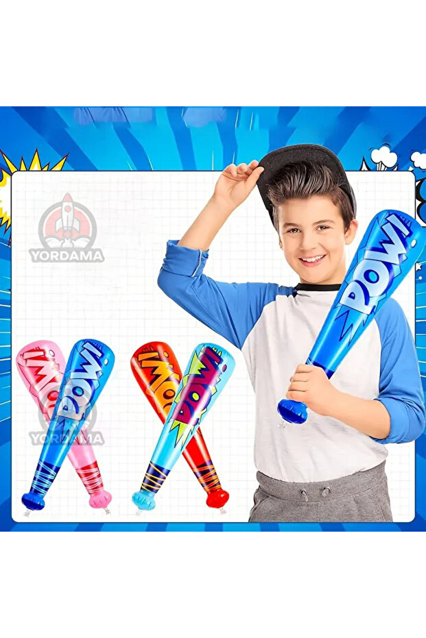 2 عبوة من مضرب بيسبول قابل للنفخ - 8