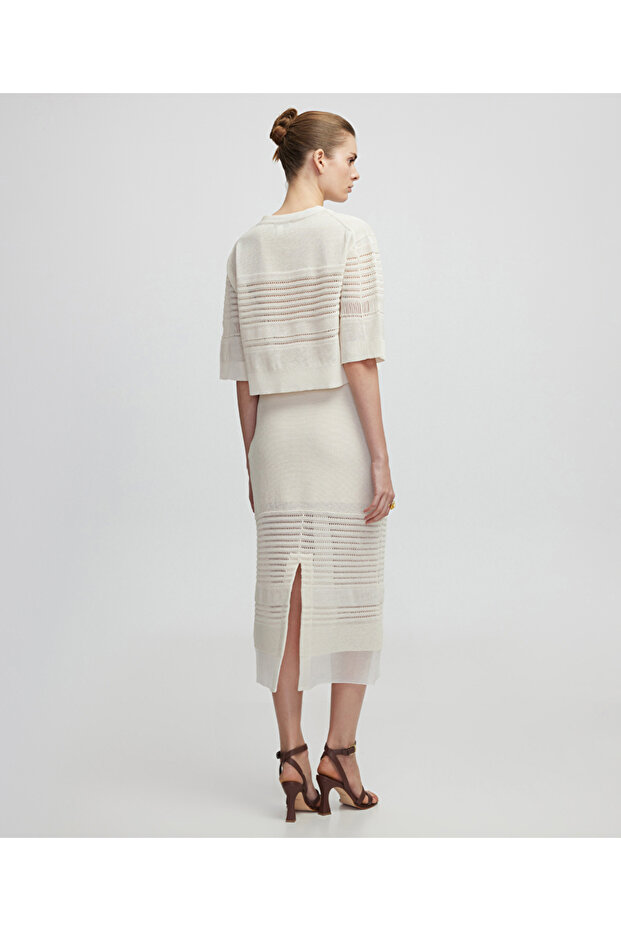 Transparan mix etek - 5