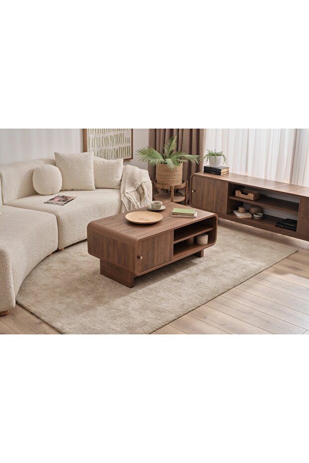 GİRONA ORTA SEHPA, CEVİZ - 6