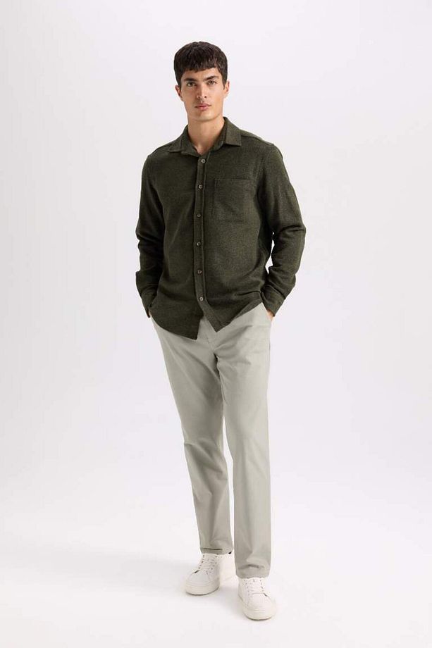 Regular Fit Normal Kesim Yazlık Düz Paça Chino Kanvas Pantolon D7349ax25sp - 2