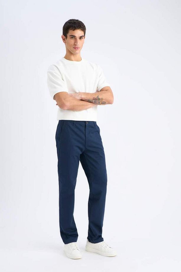 Regular Fit Normal Kesim Yazlık Düz Paça Chino Kanvas Pantolon D7349ax25sp - 6