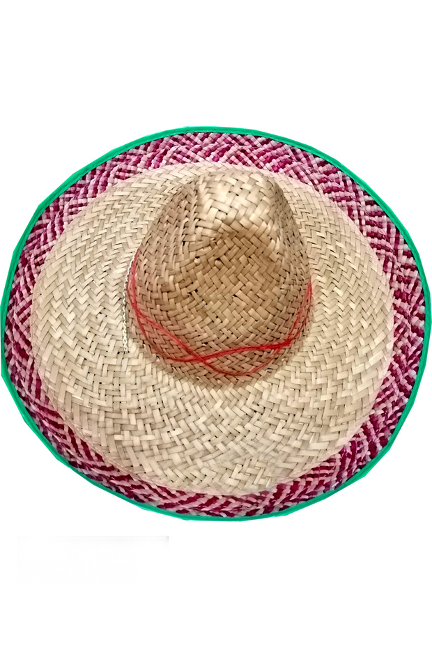 قبعة مكسيكية من القش - 1