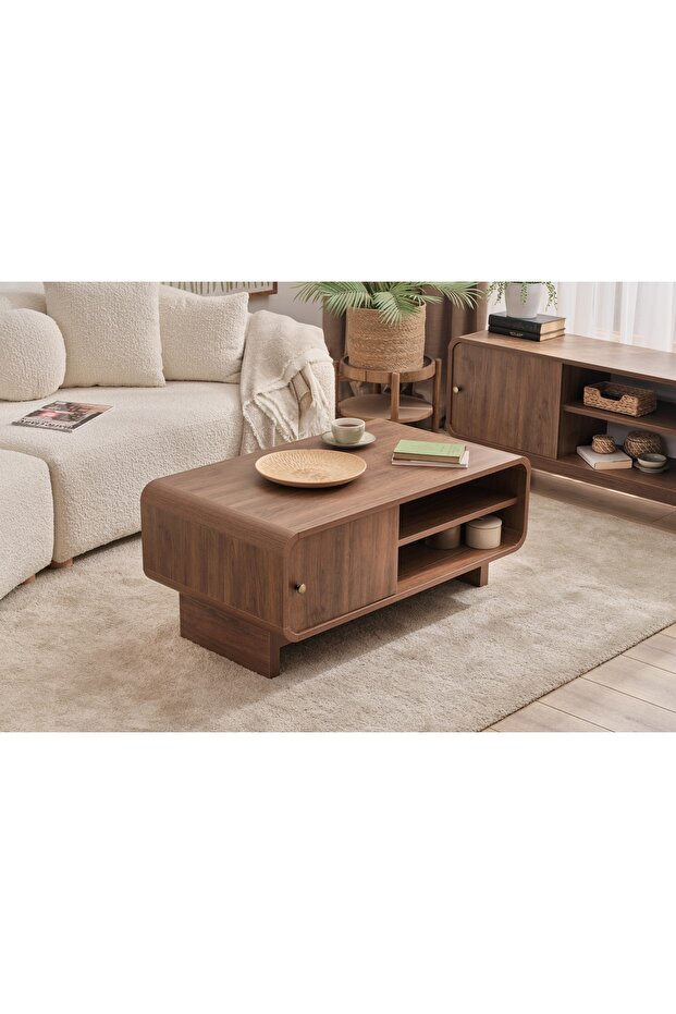 GİRONA ORTA SEHPA, CEVİZ - 3