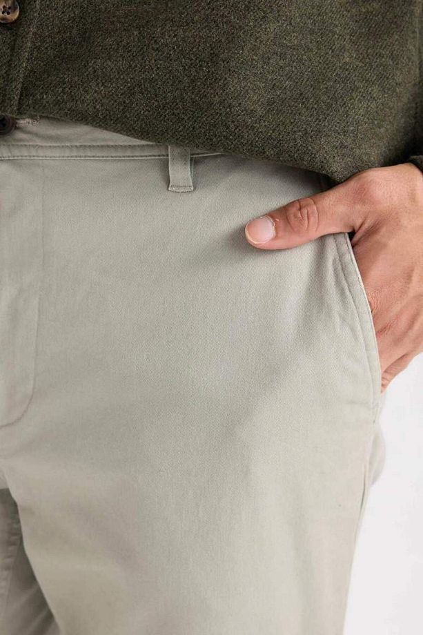 Regular Fit Normal Kesim Yazlık Düz Paça Chino Kanvas Pantolon D7349ax25sp - 5