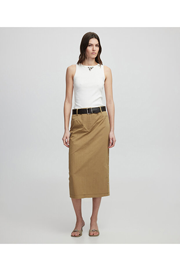 Trok baskılı etek - 1