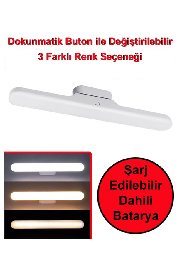 Usb Şarjlı 3 Renk Işıklı Led Aydınlatma / Gt-cl03 - 2
