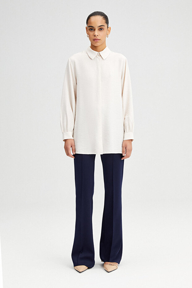 Spitze Detailliertes Hemd Design - 2