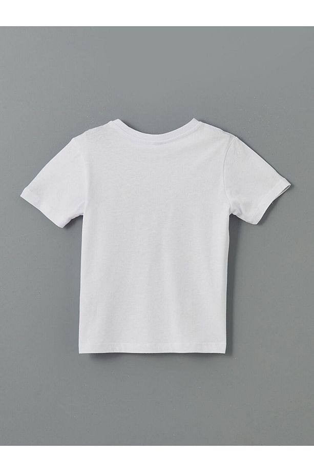 LCW ECO Bisiklet Yaka Erkek Çocuk Şortlu Pijama Takımı - 3