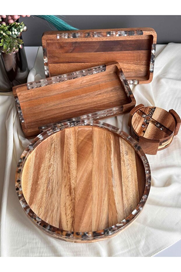 Akasya Mutfak Seti 8 Parça - 1