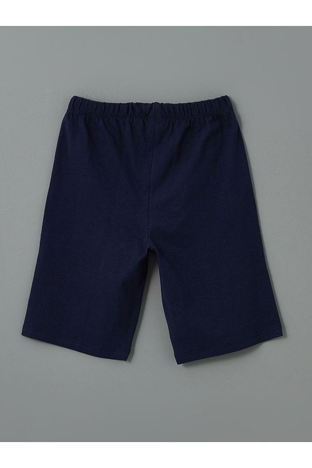 LCW ECO Bisiklet Yaka Erkek Çocuk Şortlu Pijama Takımı - 5