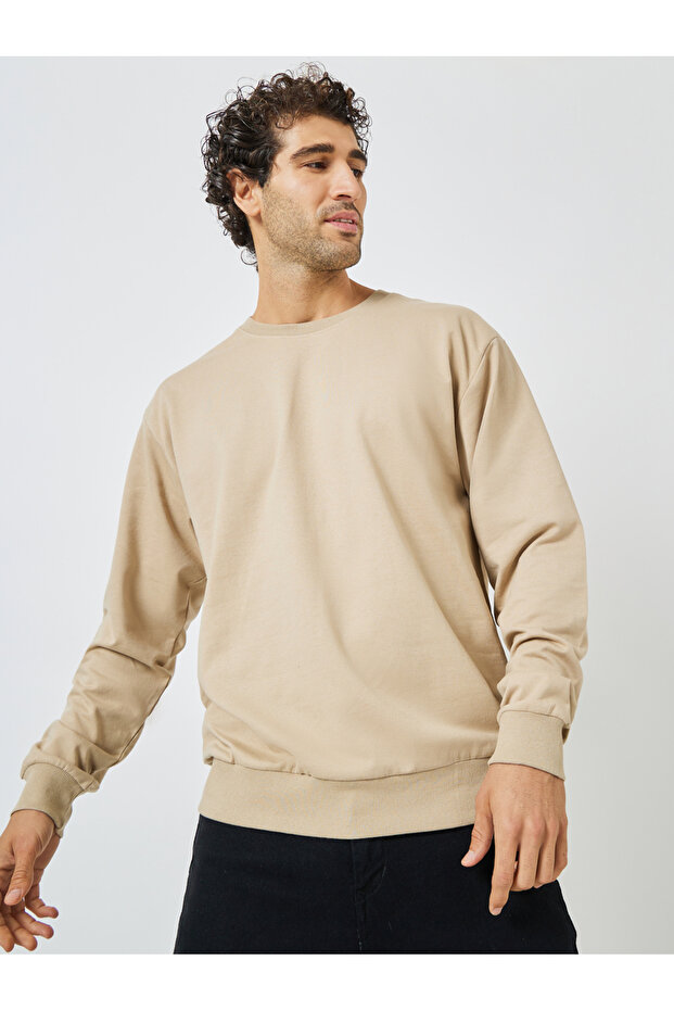 Relaxed Fit Cotton Terry Sweatshirt
