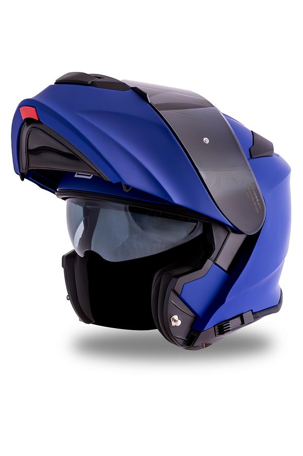 Delta Basic Mat Mavi Çene Açılır Kask - 2