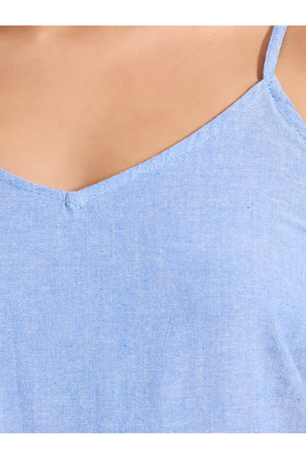 Solid Chambray Cami Top - 4