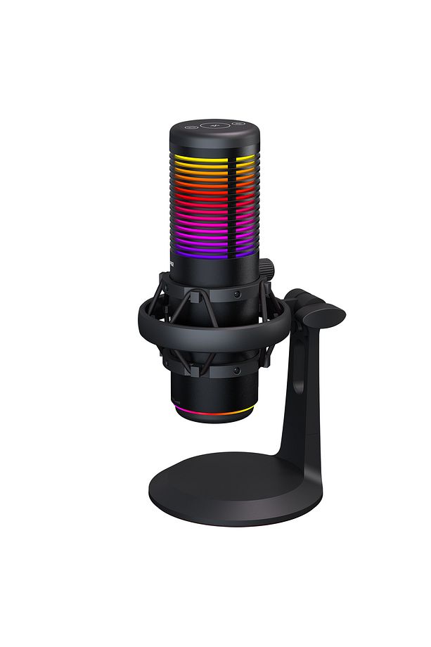 Bemol Siyah Rgb Shock Mount Oyuncu Mikrofonu Yayıncı Mikrofonu Youtuber Mikrofonu - 3