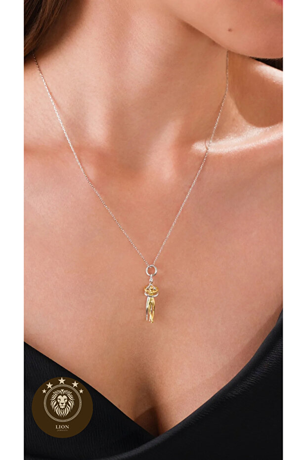 Sarılan çift kolye - 1