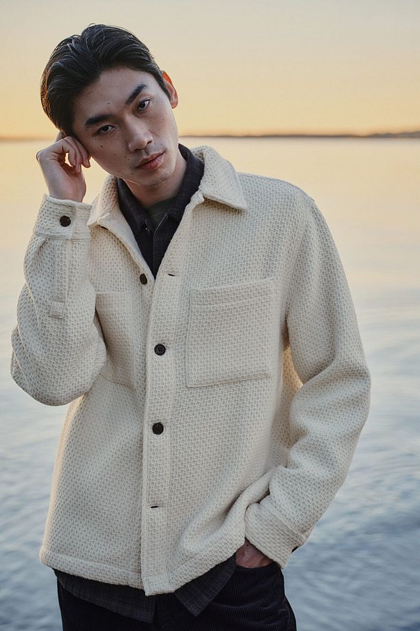 Petek Dokulu Overshirt Gömlek Regular Fit - 1