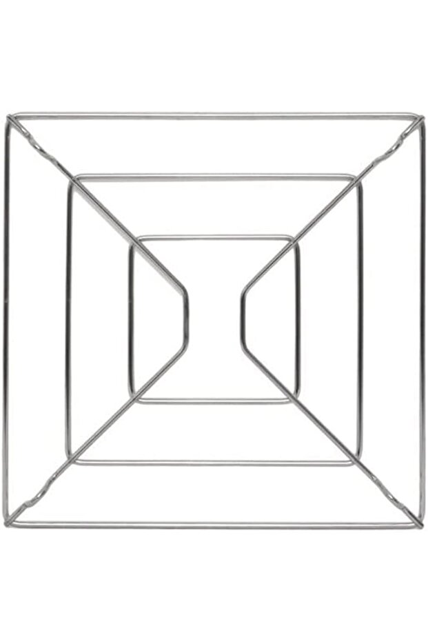 Hot Pot Holder – Stainless Steel Trivet, Heat-Resistant Square Pad for Dishes & Teapots (14cm)