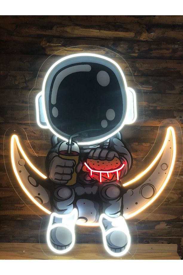 Astranot Hamburger Neon LED Tabela - 1