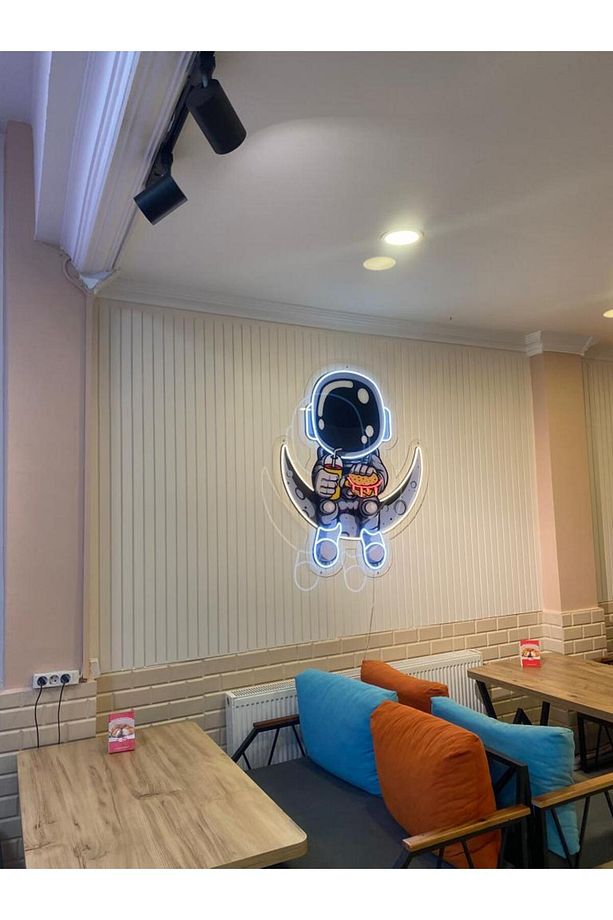 Astranot Hamburger Neon LED Tabela - 2
